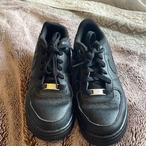 Black Nike Air Force 1s